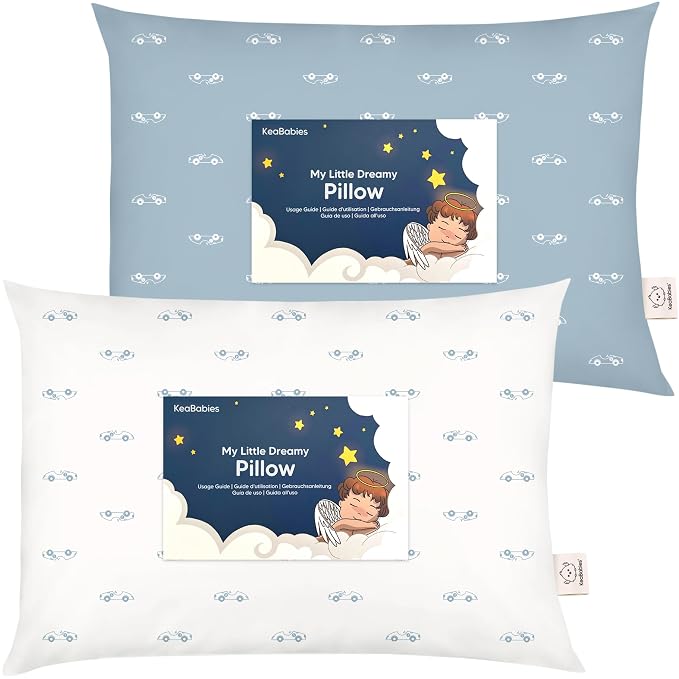 KeaBabies 2-Pack Toddler Pillow 13x18 by KeaBabies