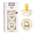 BIBS Pacifiers Colour Collection | Natural Rubber Baby Pacifier | Round Nipple by BIBS