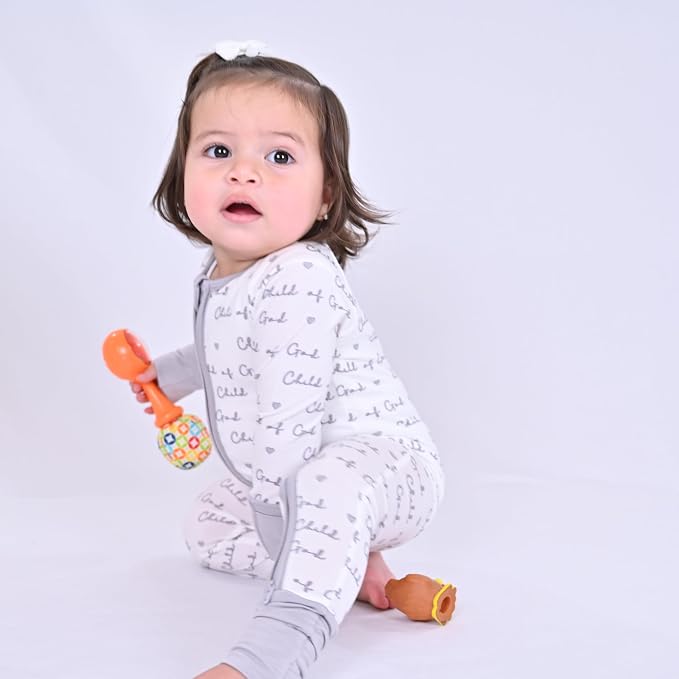 LollyBanks Baby Pajamas, 2-Way Zipper Romper, 95% Viscose Made from Bamboo and - Image 2