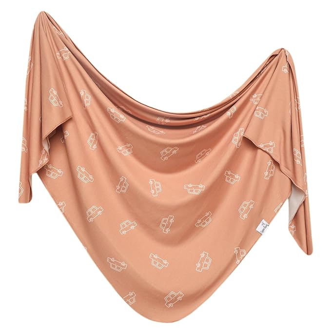 Copper Pearl Large Premium Knit Baby Swaddle Receiving Blanket Cooper by CopperPearl