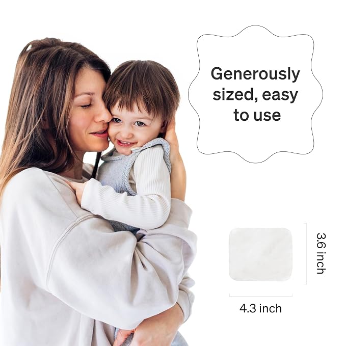 Baby Cotton Pads for Diaper Change by LoveNoobs, Ultra Soft 100% Organic Extra - Image 7