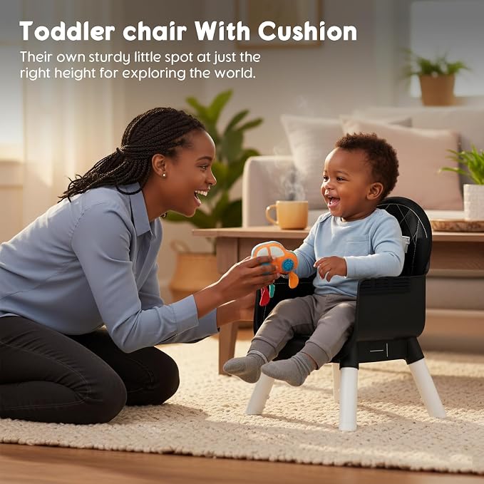 6 in 1 Baby High Chair, Convertible Highchair - Image 6