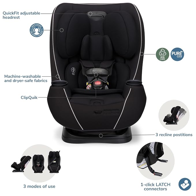 Maxi-Cosi Pria Max 3-in-1 Convertible Car Seat, Infant to Toddler Car Seat - Image 9