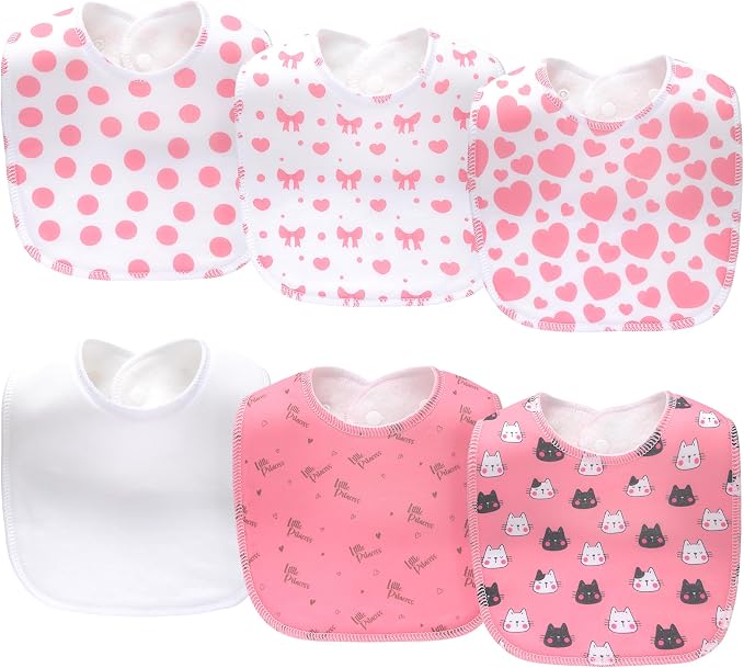 8 Pack Baby Bibs Unisex Adjustable by Unknown