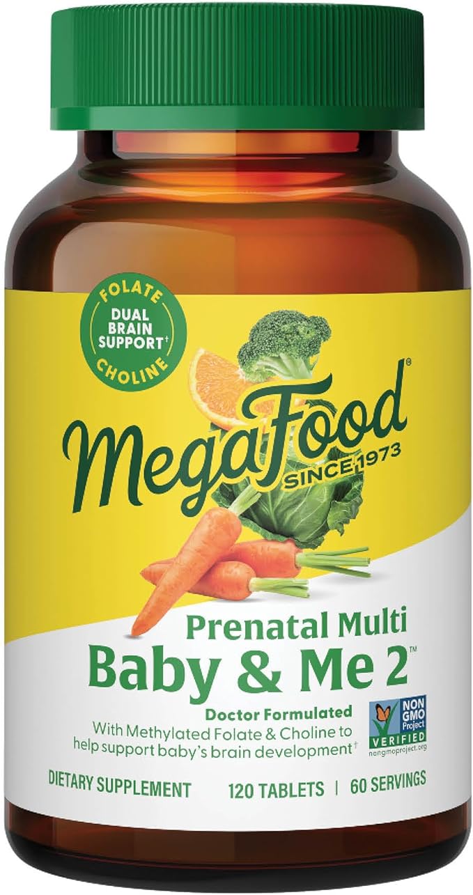 MegaFood Baby & Me 2 Prenatal Vitamin and Minerals by MegaFood