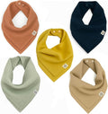 Kishu Baby Indi Organic Baby Bandana Bibs – Fairtrade 4-Way Reversible Drool by KishuBaby