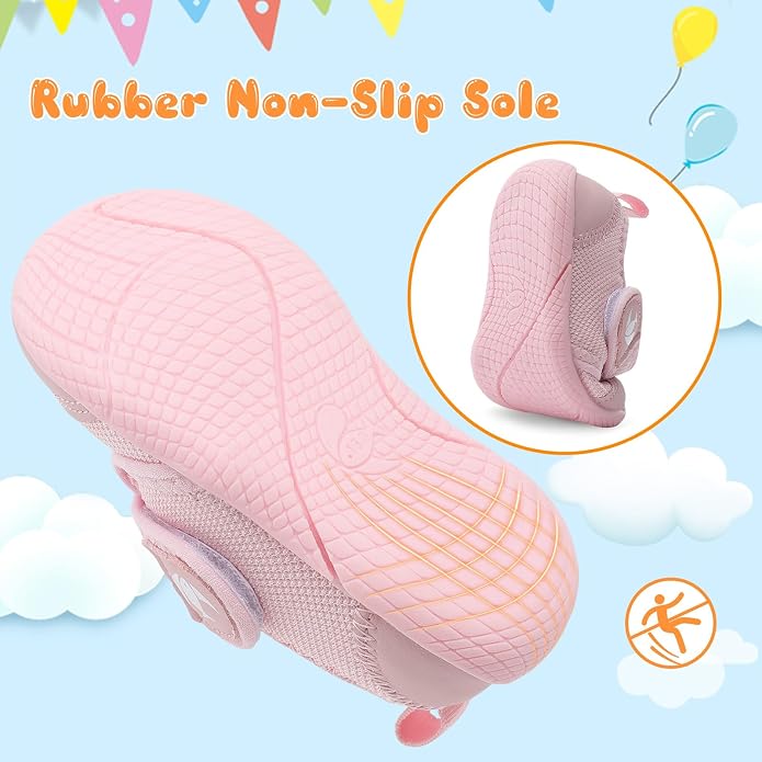 FEETCITY Baby First Walking Shoes Boys Girls Infant Sneakers Crib Shoes - Image 5