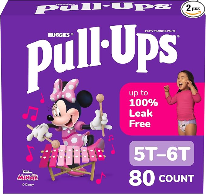Pull-Ups Girls' Potty Training Pants, Size 5T-6T Training Underwear by Pull-Ups