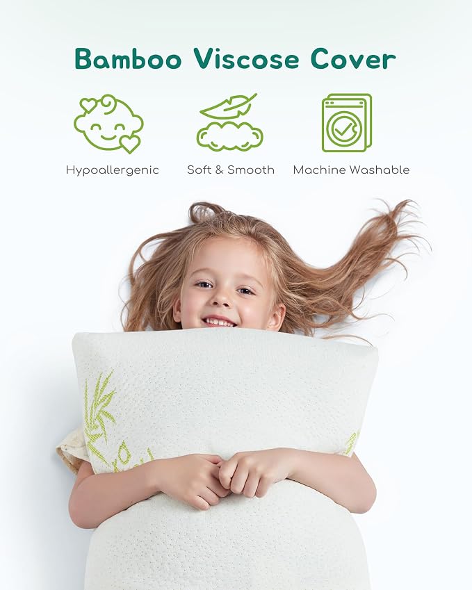 Toddler Pillow, Adjustable Memory Foam Small Pillow - Image 4