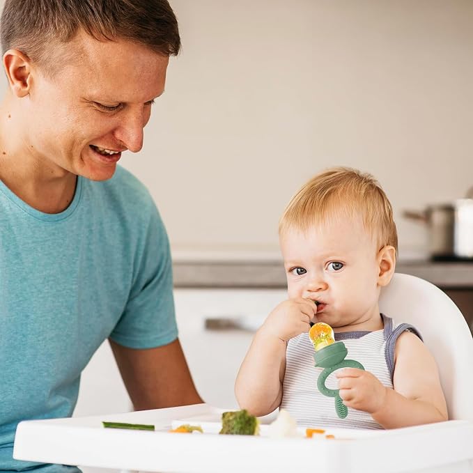 Baby Solids/Frozen Fruit Feeder Pacifier, Infant Teether Toy 4M+, BPA-Free - Image 7