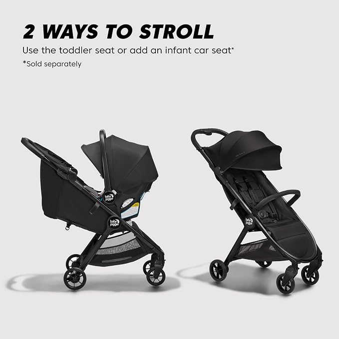 Baby Jogger City Tour 2 Ultra-Compact Carry-On Approved Travel Stroller in Eco - Image 3