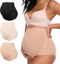 Summer Mae Maternity Underwear Soft Breathable High-Waist Pregnancy Seamless by SummerMae