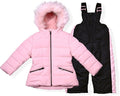 Arctic Quest Little Girls Bib Snow Pants and Ski Jacket Water-Resistant Snowsuit by ArcticQuest