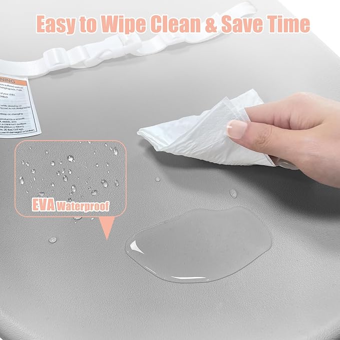 Waterproof Baby Changing Pad, Lightweight and Portable Changing Table - Image 4