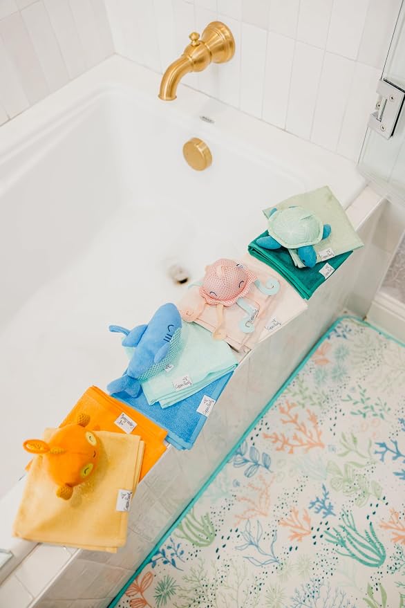 Copper Pearl 6 Ultra Soft Baby Bath Washcloths Premium Large Soft Skip 11" x - Image 4