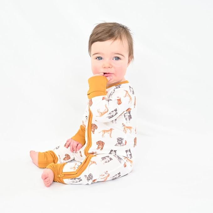 LollyBanks Baby Pajamas, 2-Way Zipper Romper, 95% Viscose Made from Bamboo and - Image 2