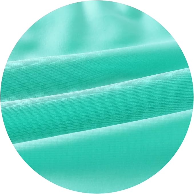 YOUNGER TREE Toddler Girls Two Pieces Swimsuit Color Block Stripe Swimwear - Image 6
