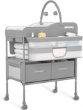 Baby Changing Table, Versatile Folding Changing Table, Waterproof Diaper by Saryocy