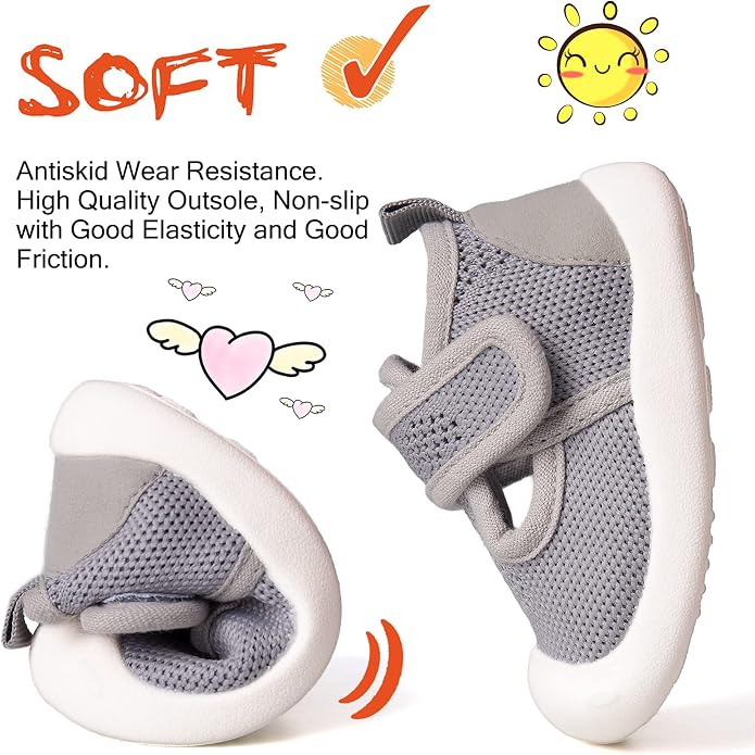 Baby First-Walking Shoes 1-4 Years Kid Shoes Trainers Toddler Infant Boys Girls - Image 3