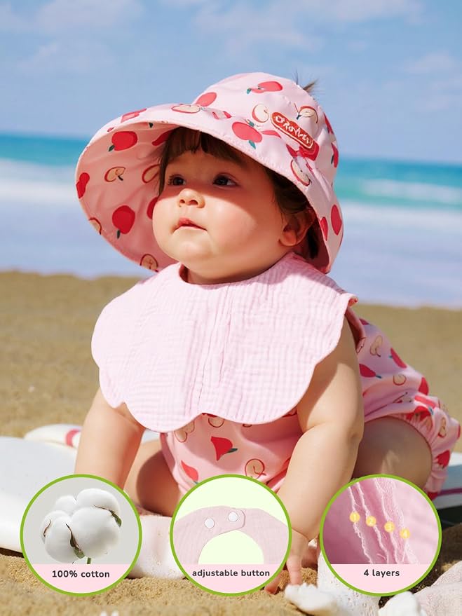 Baby Drool Bibs for Unisex Girls Boys 12 Pack Baby Muslin Bibs for Drooling and - Image 3
