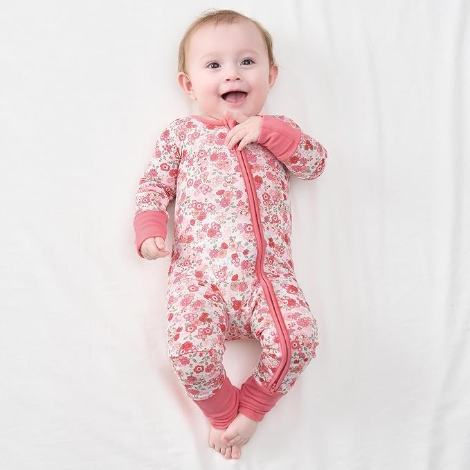 pureborn Baby Infant Boys Girls Sleeper Snug Fit Viscose from Bamboo Pajamas - Image 2