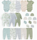 Unisex Baby Boy Girl Clohtes Pants Sets 23 pack Cotton Casual New born Clothing by JELYLOVE