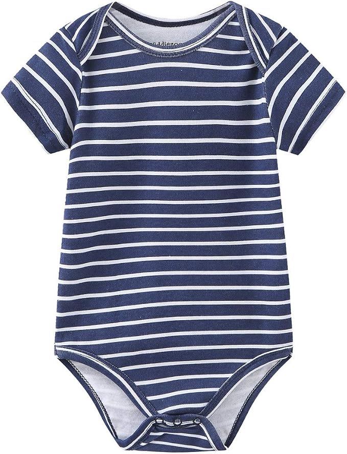 Kiddiezoom Newborn Baby Unisex Cotton One-Piece Bodysuits Baby Gift 5-Pack Baby - Image 3