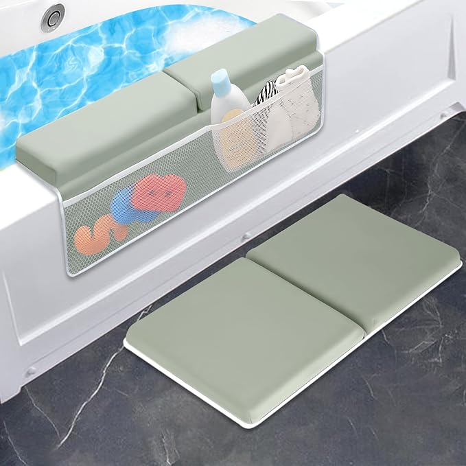 JJGoo Bath Kneeler with Elbow Rest Pad Set, 1.5 inch Kneeling Pad Mat - Image 7