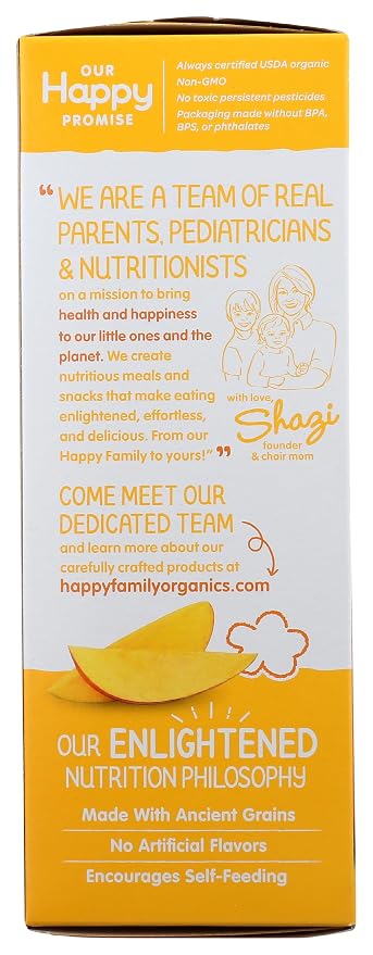 Happy Baby Organics Organic Teether Crackers Gluten Free Mango & Pumpkin - Image 5
