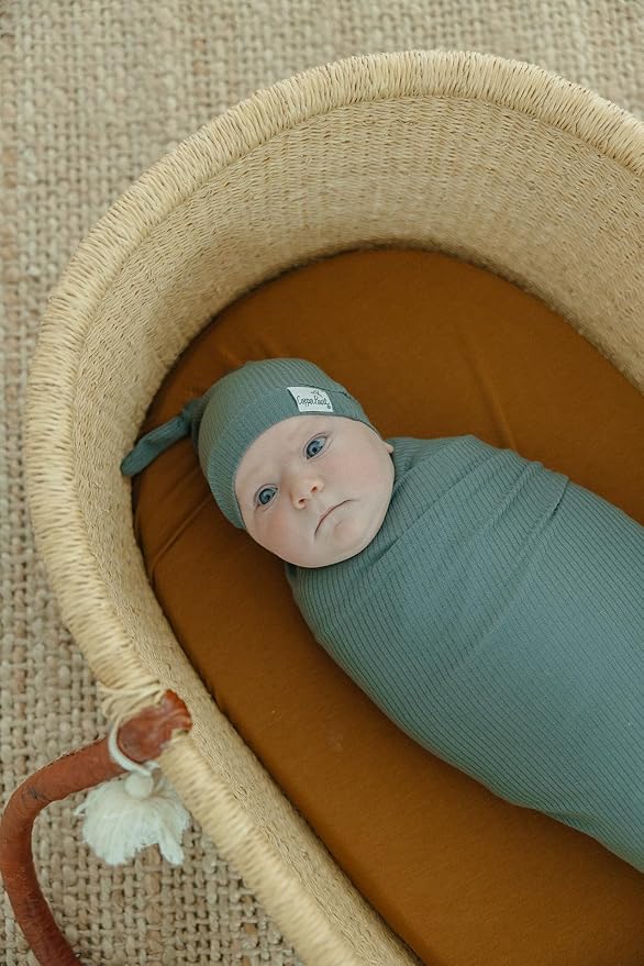 Copper Pearl Baby Swaddle Blanket - Image 4