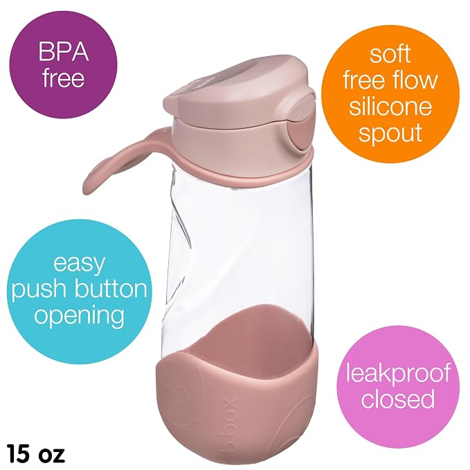 b.box 15 oz Sport Spout Kids Water Bottle - Image 3