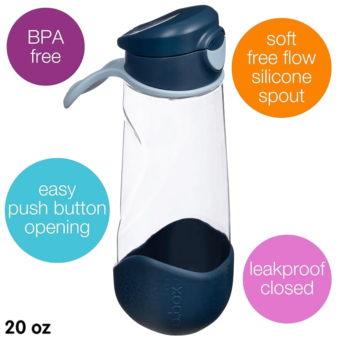 b.box 20 oz Sport Spout Kids Water Bottle - Image 3