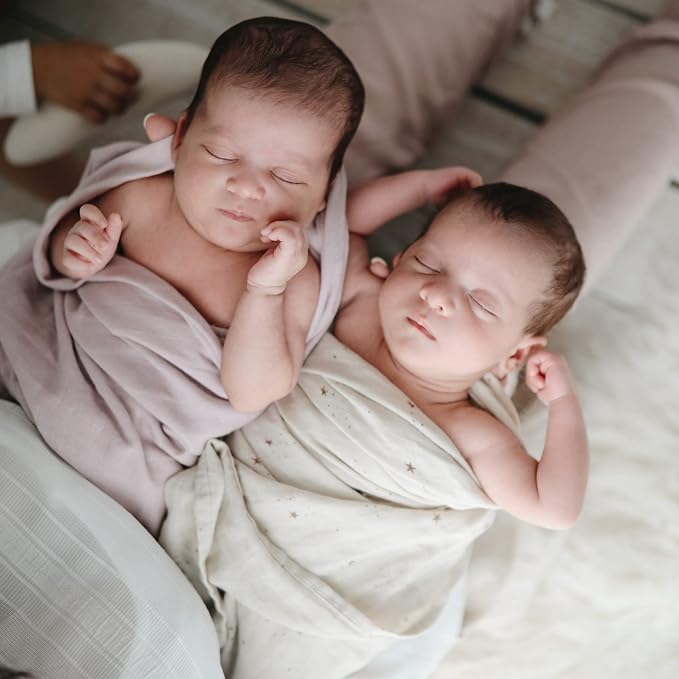 mushie Muslin Baby Swaddle Blanket | 100% Organic Cotton - Image 3
