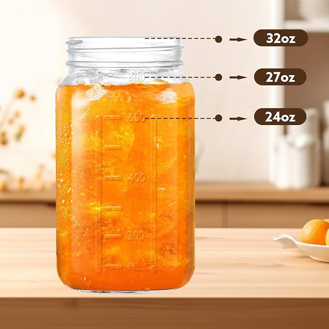 Breast Milk Pitcher, 32 OZ Mason Jar Pitcher - Image 8