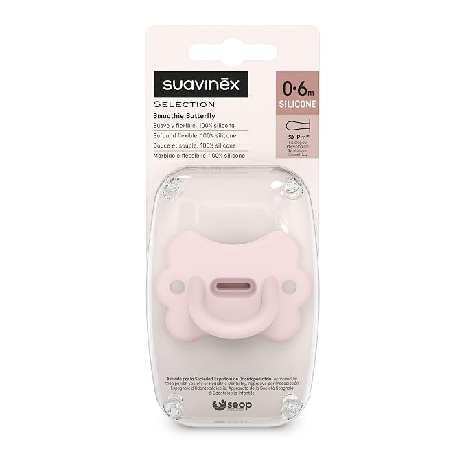 Color Essence SX PRO Silicone Butterfly Baby Pacifier 1Pk, Made - Image 5