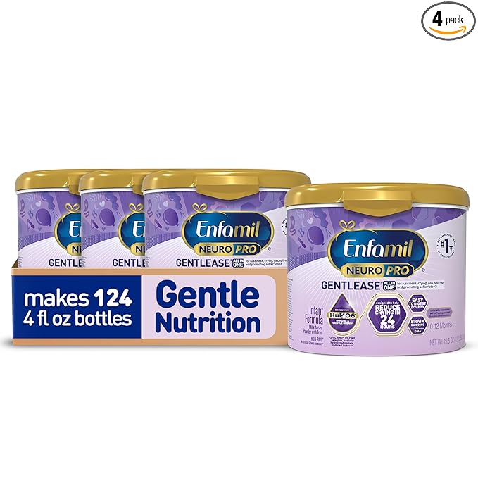 Enfamil NeuroPro Gentlease for easing Fussiness, Spit-up in 24 Hrs, Smaller by Enfamil