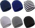 DRESHOW BQUBO 6 Pack Baby Hats for Boys Girls Unisex Baby Hat Soft Knit Cap by DRESHOW
