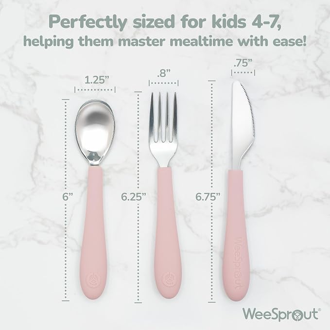 Kids Stainless Steel Utensils Set - Image 3