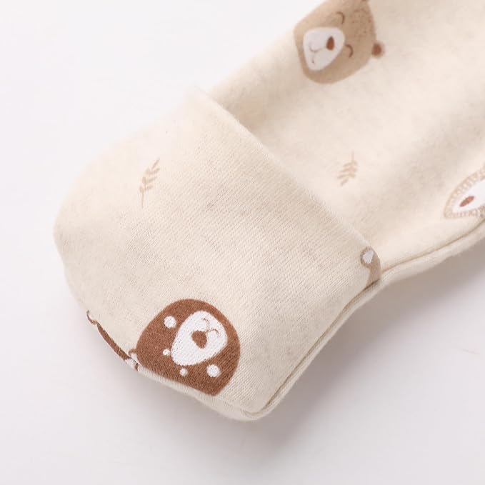 O2 BABY Baby Boys Girls Organic Cotton Zip-Front Sleeper Pajamas, Footed Sleep - Image 3