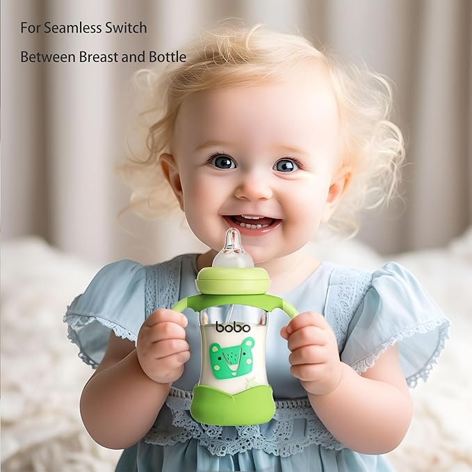 YOHKOH Natural Glass Baby Bottle - Image 2