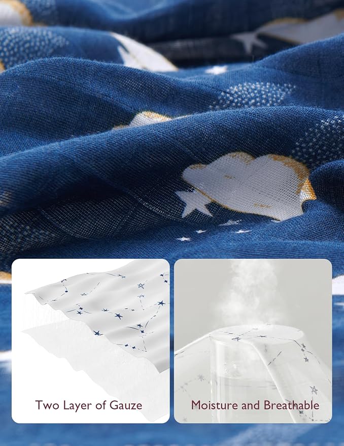 Momcozy Muslin Swaddle Blankets, Ultra Soft Neutral Swaddle Blanket, Breathable - Image 4