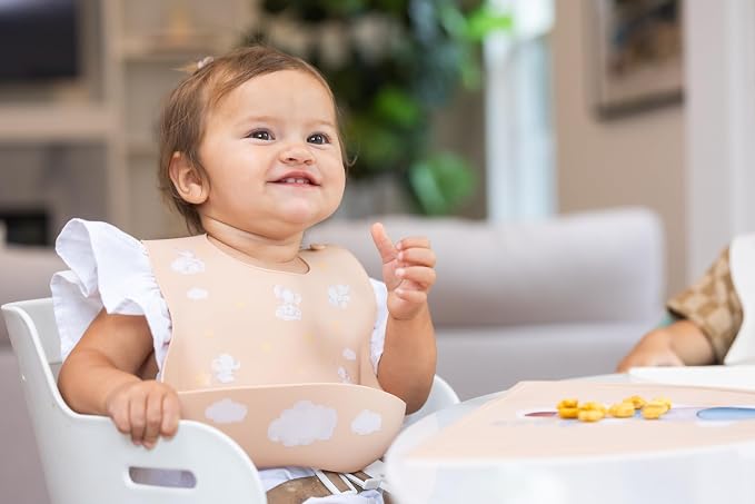 Silicone Baby Bib and Mat | Boys Girls Babies & Toddlers | Waterproof, - Image 6