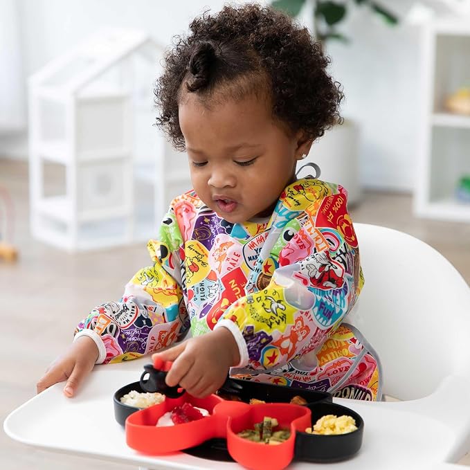 Bumkins Disney Sleeved Bib for Girl or Boy, Baby and Toddler for 6-24 Mos - Image 3