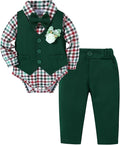 SANMIO Baby Boy Clothes Suits Infant Gentleman Outfit Collared Dress by SANMIO