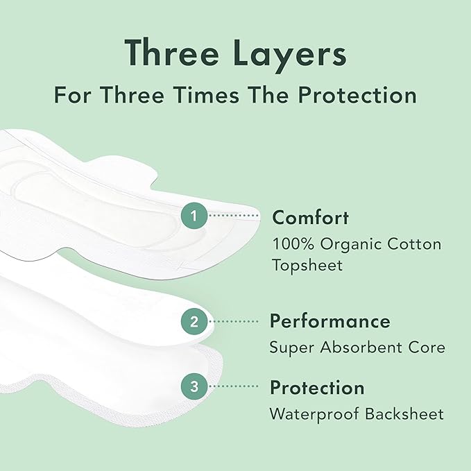 Rael Organic Cotton Cover Pads - Image 3