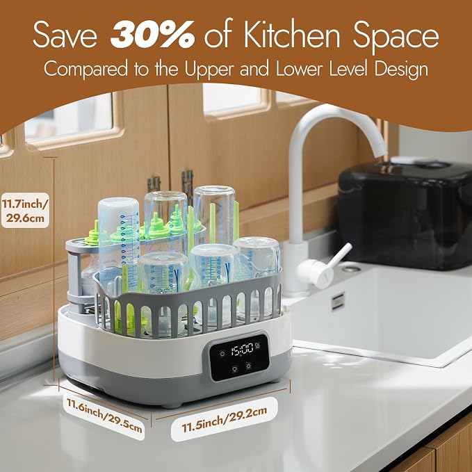 NCVI 20-Minute Baby Bottle Steamer Sterilizer and Dryer - Image 9