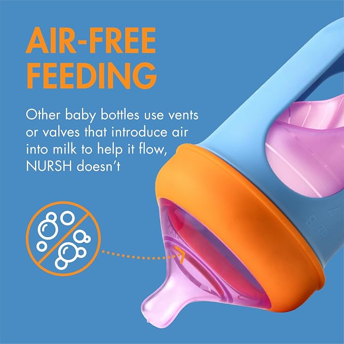 Boon Nursh Reusable Silicone Pouch Baby Bottles - Image 3