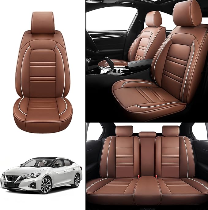 Seat Covers for Nissan Car Maxima 1999-2023 | 5-Seats Leather Seat Covers - Image 2