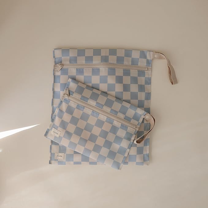 mushie Water Resistant Wet Bags | Large & Small Reusable Storage Bag - Image 3