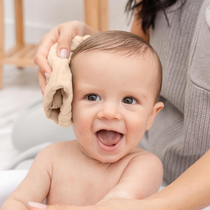 Comfy Cubs Muslin Baby Washcloths 10 Pack - Image 4